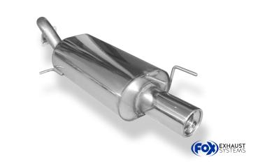 Endschalldämpfer - 1x90 Typ 13 passend für: Toyota Corolla E9